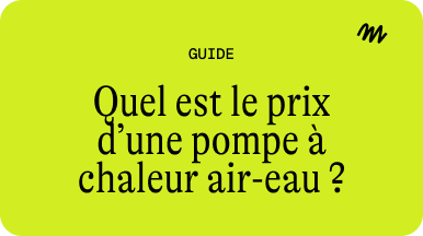 Quel est le prix d’une pompe à chaleur air-eau ?